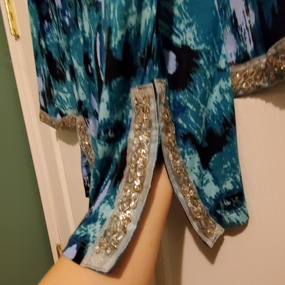 Cruise Wear & Co. Blouse With Beaded Embellishment - Picture 4 of 8